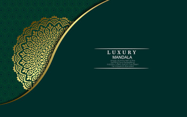 Luxury ornamental mandala background with arabic islamic east pattern style premium vector