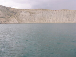 Crimea black sea and rock