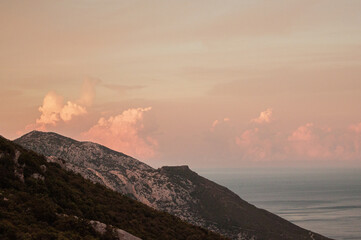 Obraz premium Sunset in Sardinia