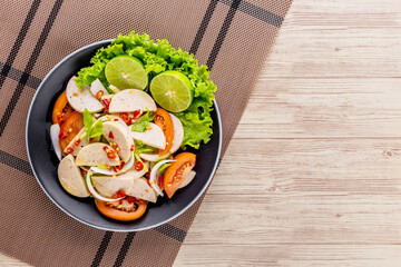 Spicy Vietnamese Sausage Salad