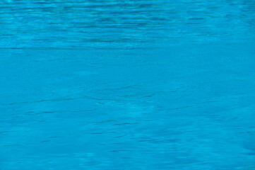 blue water surface of a pool