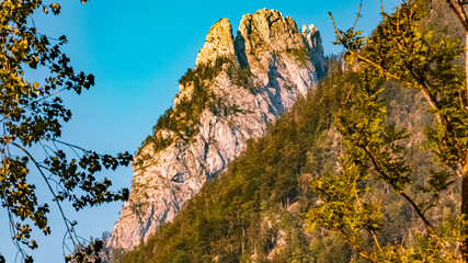 Beautiful alpine summer view at the famous Ebensee, Salzkammergut, Upper Austria, Austria