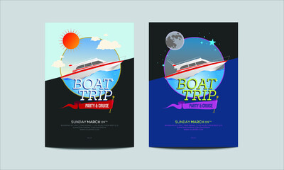 Boat trip invitation