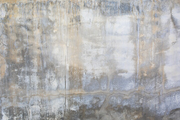 Texture of old dirty concrete wall for background. White painted cement wall texture. horizontal design banner
