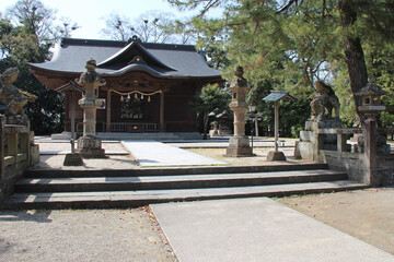 Naklejka premium shinto shrine in matsue (japan)