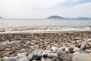 summer
pebble beach and raging sea
