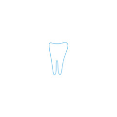 BLUE TOOTH SIGN, SYMBOL ART ISOLATED ON WHITE