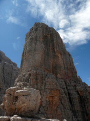 Bocchette mountain tour, Brenta, Dolomites, Italy