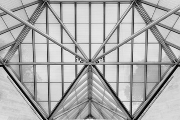 Modern building abstract background pattern