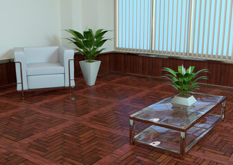 3D Rendering Living Room