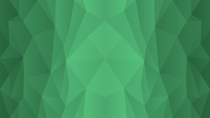 Abstract green polygonal background.Vector illustration.