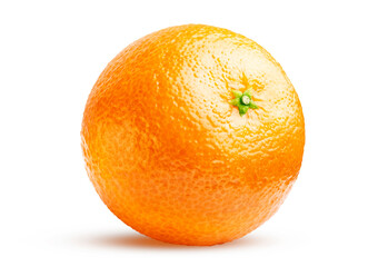 Bright orange isolated on white background with clipping path.