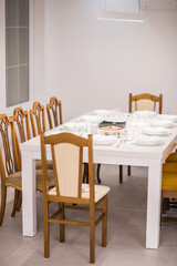 Table ready for lunch