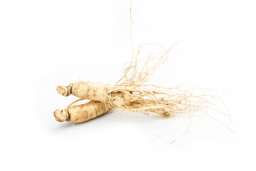 ginseng isolated on white background