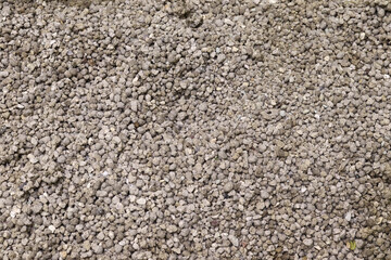 pellets as pebbles for animal toilet background and texture