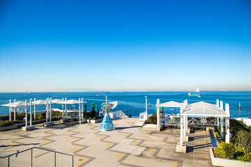 【千葉県】東京湾アクアライン　海ほたる周辺の風景