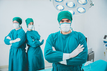 professional surgeon doctor person working in hospital, health care medicine concept