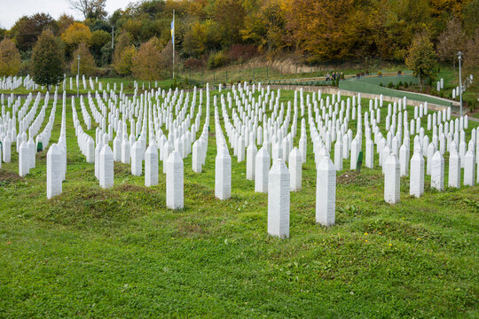 Srebrenica Memorial Center For War Crimes Victims Commited In Bosnian War