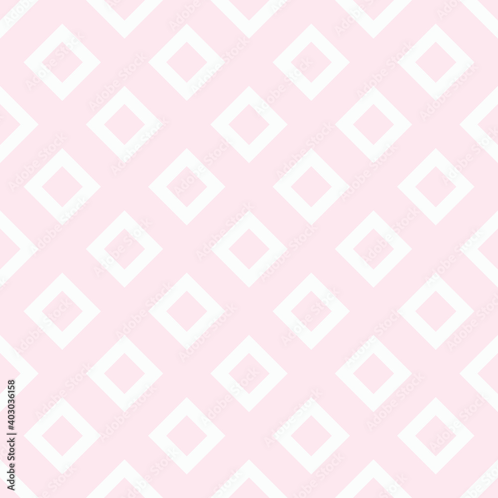 Poster square pattern. vintage pink seamless simple vector background.