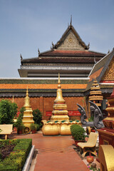 Fototapeta premium Wat Preah Prom Rath in Siem Reap (Siemreap). Cambodia