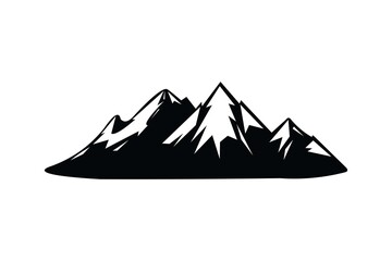 Fototapeta na wymiar mountain logo design graphic abstract
