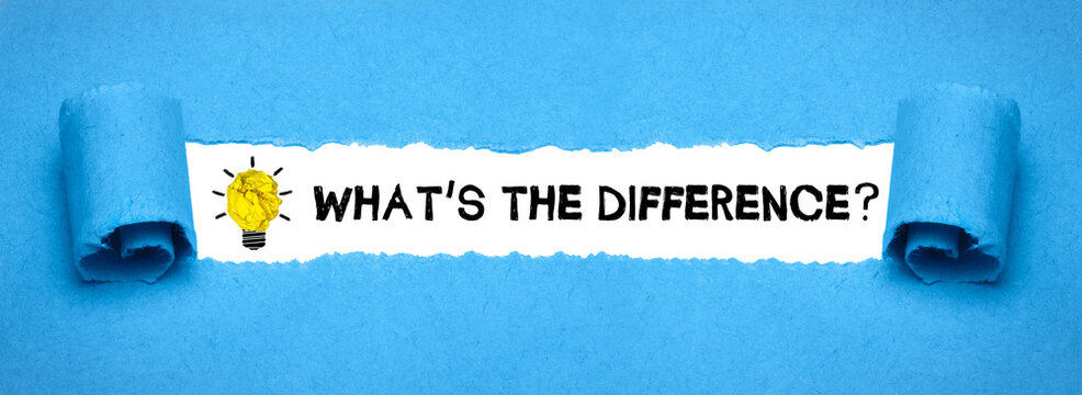 What&acute;s the difference?