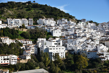 beautiful white village, Casares, Spain 