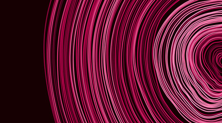 Abstract circular background with many thin lines. Many random circle with noise effect. Cover design template. Vector illustration for advertising, marketing or presentation.