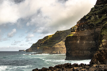 Coast of Sao Miguel Island...