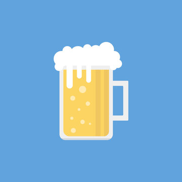 Beer icon. Vector illustration.