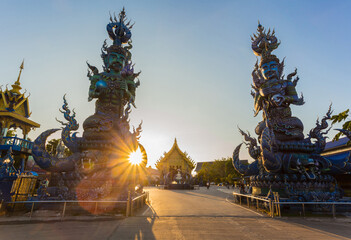 Wat Rong Sua Ten the amazing temple at Chiangrai Thailand
