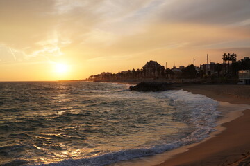 Atardecer en el Maresme, Vilassar de Mar