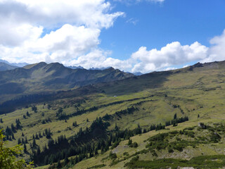 Hoher Ifen mountain tour in Allgau Alps, Bavaria, Germany