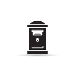 mailbox. postbox icon vector