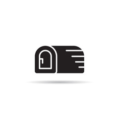 Obraz premium mailbox, postbox icon vector on white background 