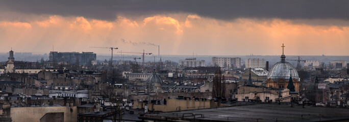 sunset over the city © Sieku Photo