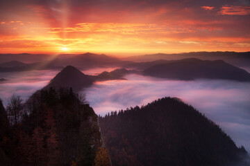 sunrise over the mountains © Sieku Photo