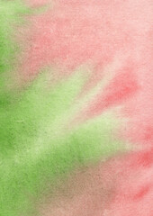 watercolor abstract painting, watercolor green background, watercolor red