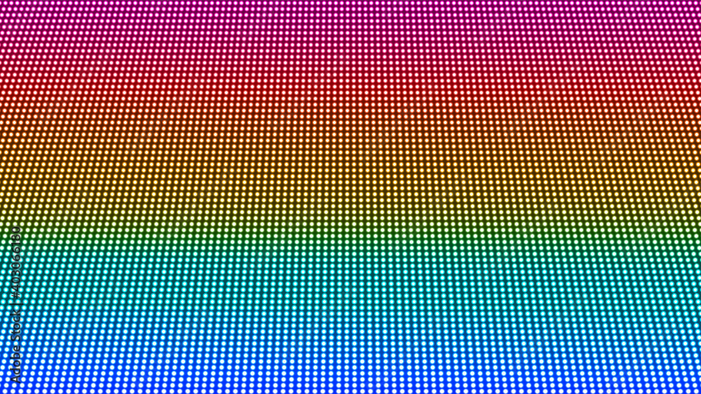 Wall mural led screen texture. pixel digital background. electronic diode effect. lcd monitor with dots. projec