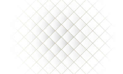 White rectangles with gold lines background.