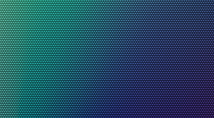 Led screen. Pixel textured display. Digital background with dots. Lcd monitor. Color electronic diode effect. Green, blue television videowall. Projector grid template. Vector illustration.