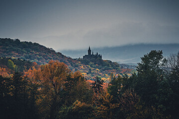 Wernigerode mit Schloss im Herbst