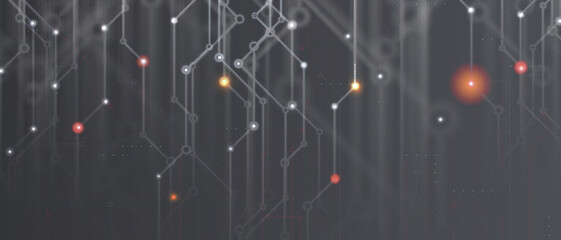 Technology data background, idea of global business solution