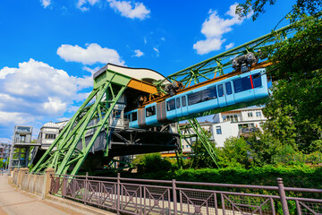 View The Schwebebahn Wuppertal Germany