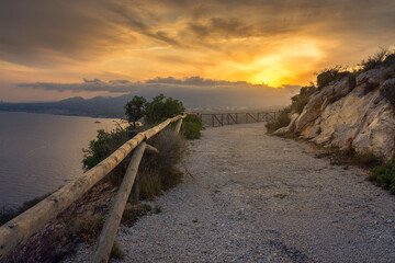 Atardecer desde el mirador