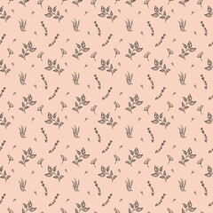 Seamless pattern. Drawn in digital. Pattern for decoration.