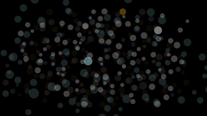 Bokeh background of different lights. Bokeh lights on black.