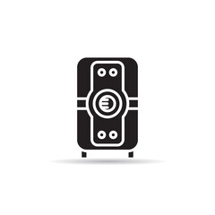 loudspeaker, amplifier and stereo icon vector