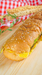 Selective Focus of Delicious Bread  - 