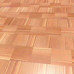 Varnished English oak flooring, textured background of wooden laminate, parquet flooring. 3D-rendering